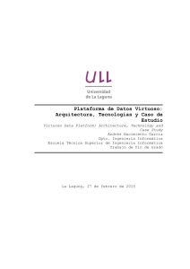 Plataforma de Datos Virtuoso - Repositorio institucional ULL