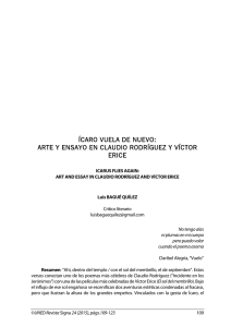 pdf Ícaro vuela de nuevo: arte y ensayo en Claudio Rodríguez y
