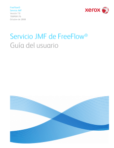 Servicio JMF de FreeFlow® Guía del usuario