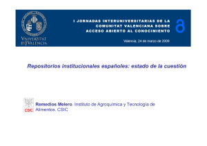 Repositorios institucionales españoles
