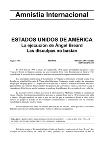 Amnistía Internacional ESTADOS UNIDOS DE AMÉRICA La