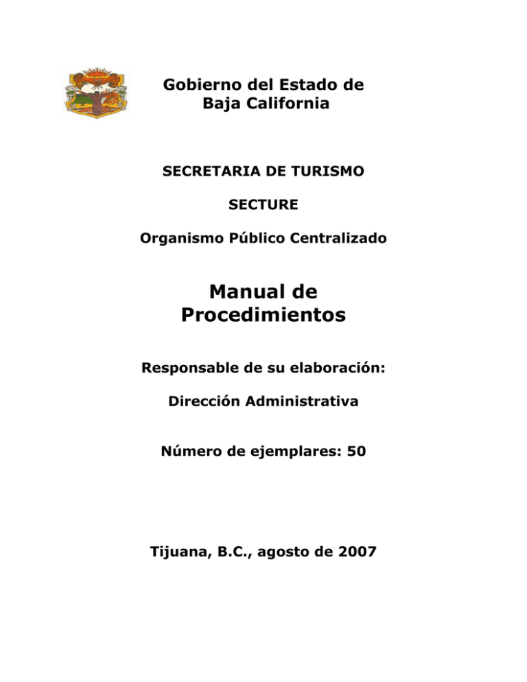 Manual De Procedimientos