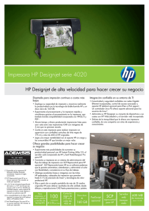 Impresora HP Designjet serie 4020