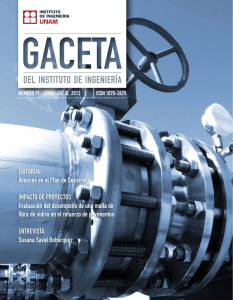 Gaceta Junio Julio 2013 - Instituto de Ingeniería, UNAM