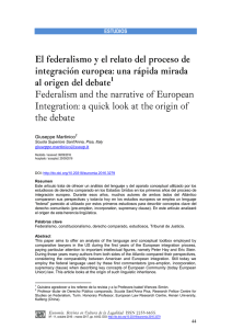 El federalismo y el relato del proceso de