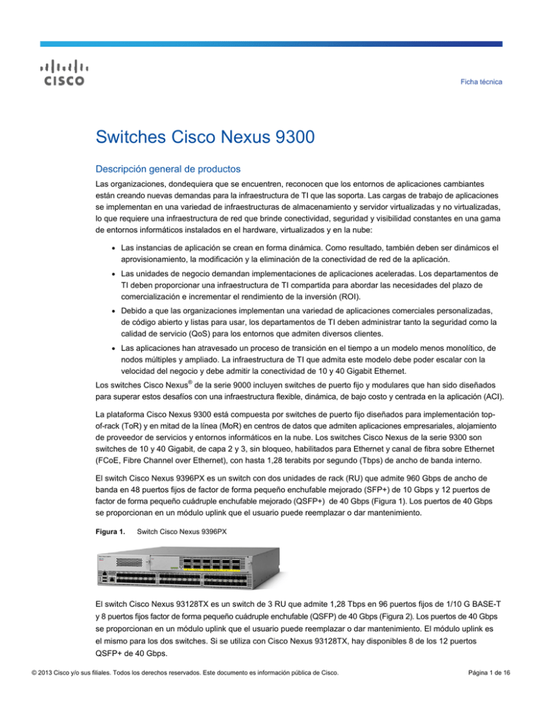 Switches Cisco Nexus 9300