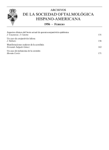 de la sociedad oftalmológica hispano-americana