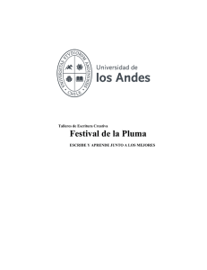 Festival de la Pluma - Universidad de los Andes