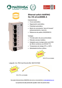 Switch Ethernet HARTING - eCon2050
