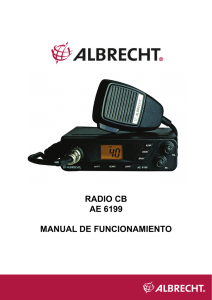 radio cb ae 6199 manual de funcionamiento - Alan