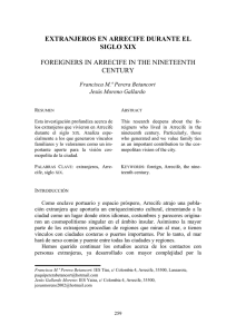 Extranjeros en Arrecife durante el Siglo XIX/Foreigners in Arrcife in