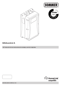GIGAcontrol A - SOMMER Antriebs