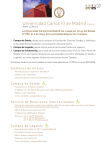 Universidad Carlos III de Madrid - Espacio Madrileño de Enseñanza