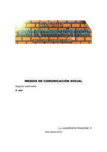 Medios de comunicación social - Instituto de Estudios Superiores
