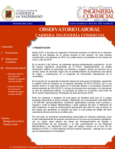 "Observatorio Laboral 2015". - Pontificia Universidad Católica de