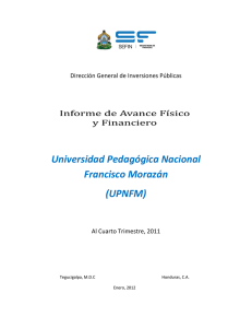 Universidad Pedagógica Nacional Francisco Morazán (UPNFM)