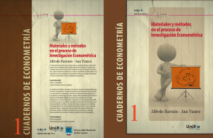 cuadernos de econometría - Universidad Nacional de Río Cuarto