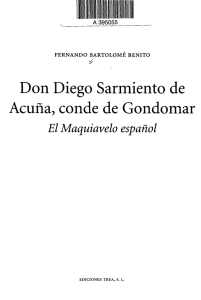 Don Diego Sarmiento de Acuña, conde de Gondomar