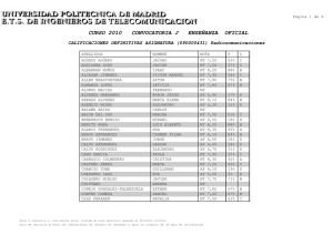 CURSO 2010 CONVOCATORIA J ENSEÑANZA OFICIAL