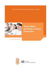 Visual Basic Orientado a Excel Financiero