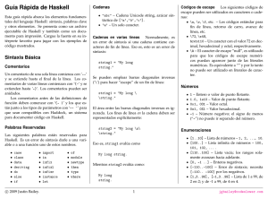 Guía Rápida de Haskell - Los Hijos De Lagrange