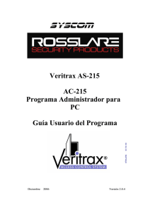 AC-215 Manual Español VeriTrax