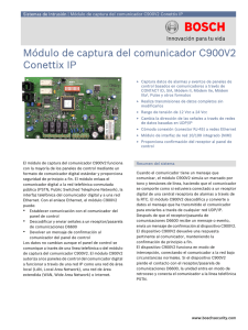 Módulo de captura del comunicador C900V2 Conettix IP