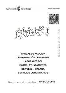 manual de acogida - Ayuntamiento de Vélez