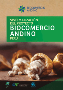 Sistematización del Proyecto Biocomercio Andino