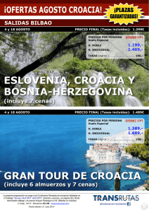 eslovenia, croacia y bosnia-herzegovina gran tour de croacia