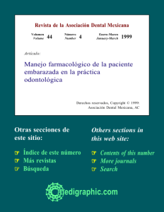 Manejo farmacológico de la paciente embarazada