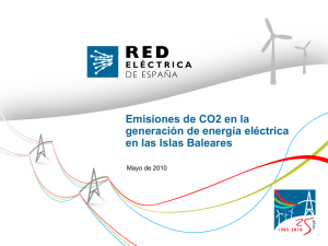 Demanda de energía eléctrica en Baleares