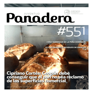 Julio 2014 - El Gremio de panaderos y pasteleros de Valencia