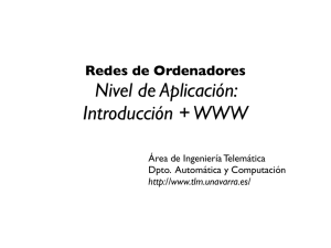 Aplicación - Área de Ingeniería Telemática