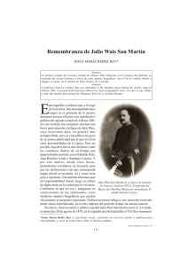 Remembranza de Julio Wais San Martín