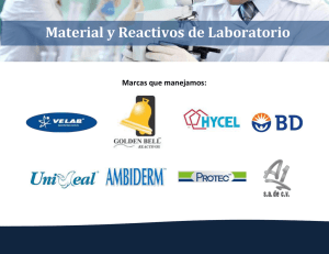 Material y Reactivos de Laboratorio