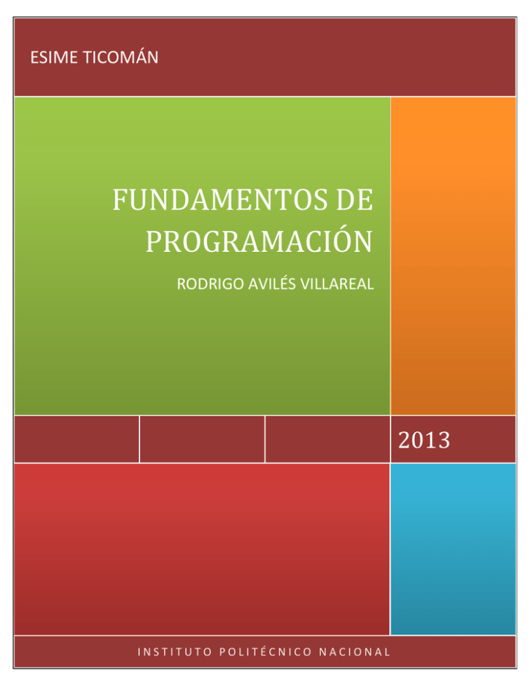 FUNDAMENTOS DE PROGRAMACIÓN