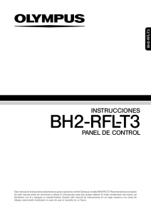 Olympus BH2-RFL-T3 Panel de Control Instrucciones