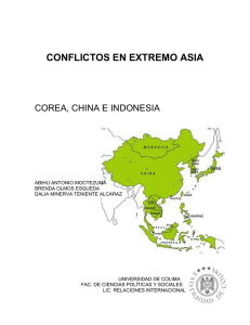 Conflicto Extremo Asia - CONFLICTOS EN EL MUNDO... Relaciones