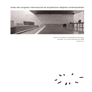actas del congreso internacional de arquitectura religiosa