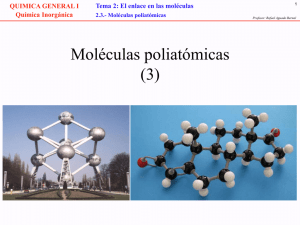 Moléculas poliatómicas