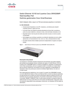 Cisco SRW208MP 8-Port 10/100 Ethernet Switch