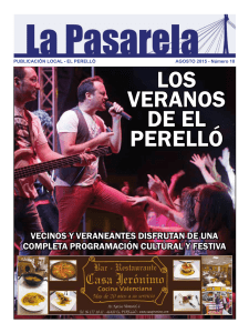 Revista Pasarela agosto 2015