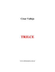 VALLEJO, César – Trilce (otra edición)