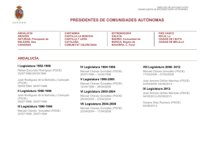 presidentes de comunidades autónomas