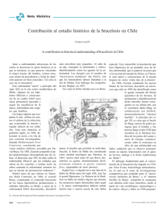 Contribución al estudio histórico de la brucelosis en Chile