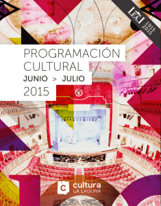 programación cultural 2015 - Ayuntamiento de La Laguna