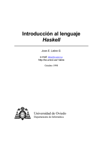Introducción al lenguaje Haskell
