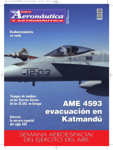 AME 4593 evacuación en Katmandú AME 4593