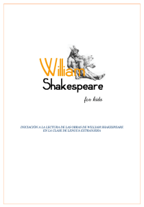 iniciación a la lectura de las obras de william shakespeare en la